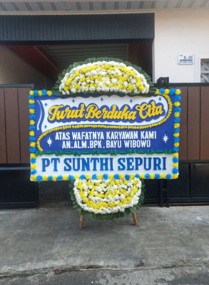 Papan Bunga Duka di Bandar Sakti
