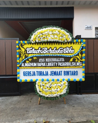 Papan Bunga Duka di Bandar Sakti