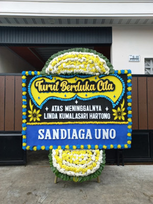 Papan Bunga Duka di Bandar Sakti